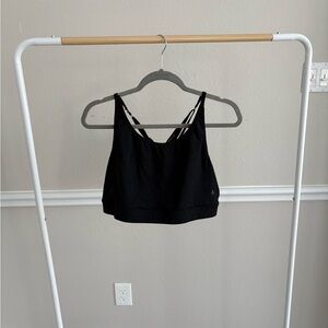 Torrid 2X (18/20) Black Sports Bra w Leopard Detail
